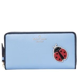 Kate Spade Enchanted Forest Lady Bug Large Continental Wallet NWT